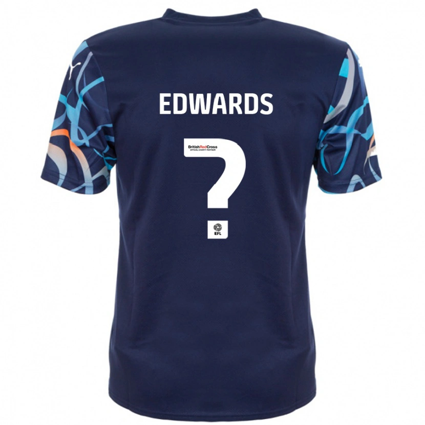 Danxen Men Bethany Edwards #0 Navy Blue Away Jersey 2024/25 T-Shirt