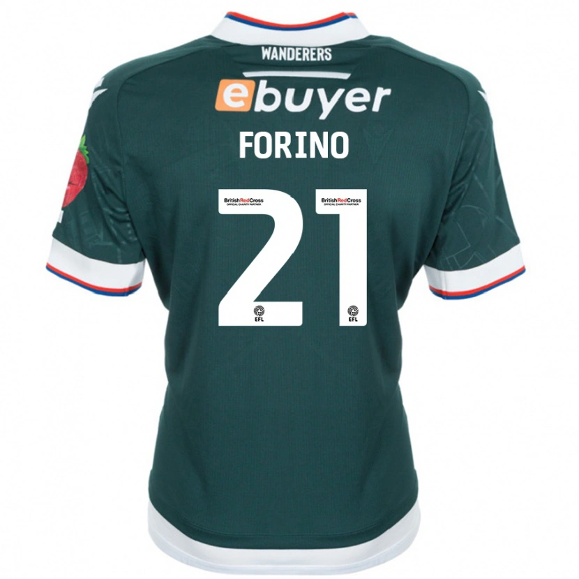 Danxen Men Chris Forino #21 Dark Green Away Jersey 2024/25 T-Shirt