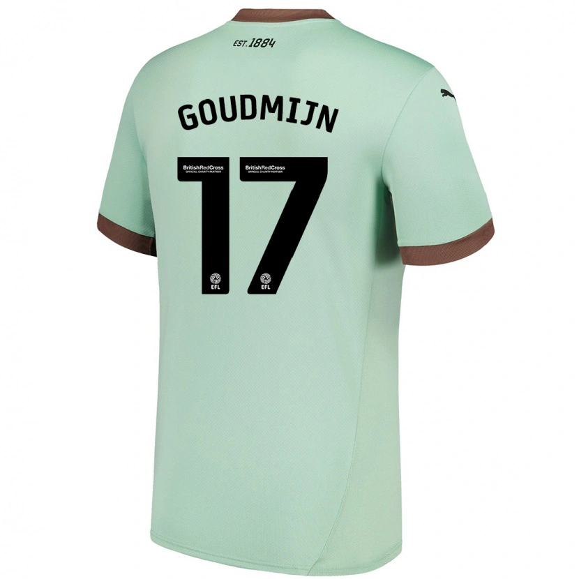 Danxen Men Kenzo Goudmijn #17 Pale Green Away Jersey 2024/25 T-Shirt