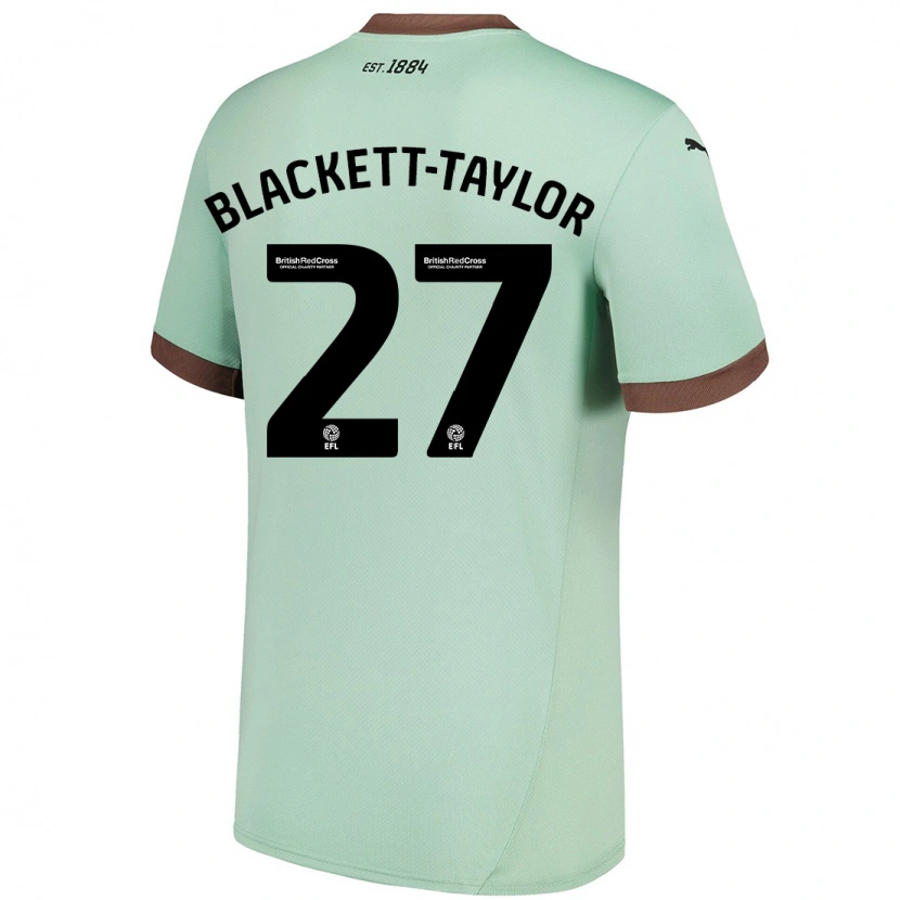 Danxen Men Corey Blackett-Taylor #27 Pale Green Away Jersey 2024/25 T-Shirt