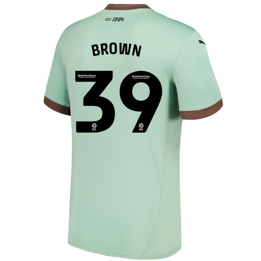 Danxen Men Dajaune Brown #39 Pale Green Away Jersey 2024/25 T-Shirt
