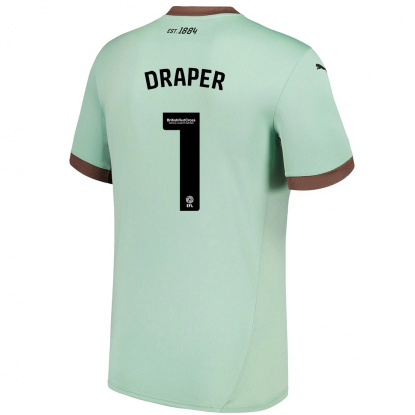 Danxen Men Anna Draper #1 Pale Green Away Jersey 2024/25 T-Shirt