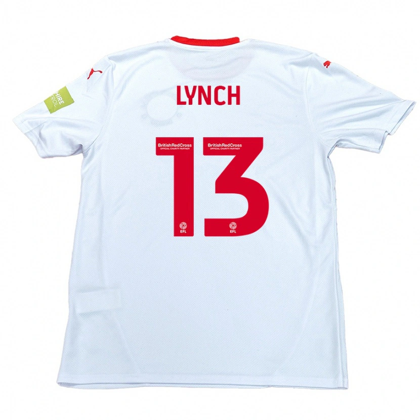 Danxen Men Jay Lynch #13 White Away Jersey 2024/25 T-Shirt