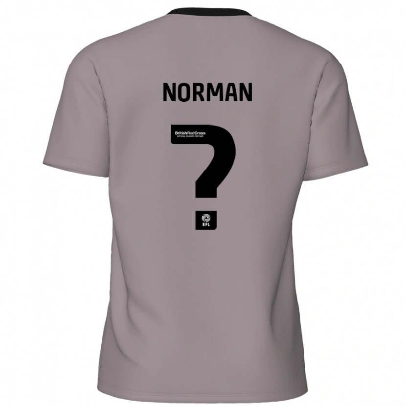 Danxen Men Freddie Norman #0 Grey Away Jersey 2024/25 T-Shirt
