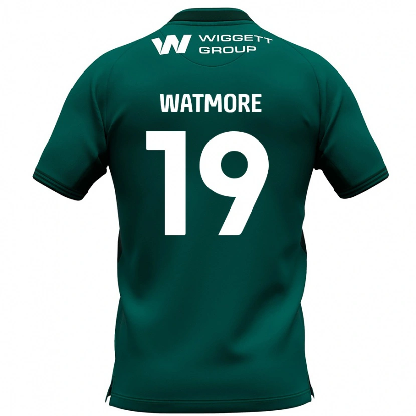 Danxen Men Duncan Watmore #19 Green Away Jersey 2024/25 T-Shirt