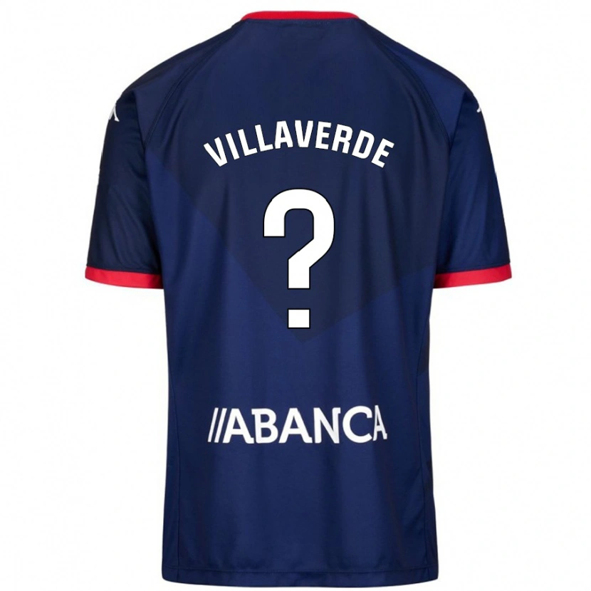 Danxen Men Hugo Villaverde #0 Navy Blue Away Jersey 2024/25 T-Shirt