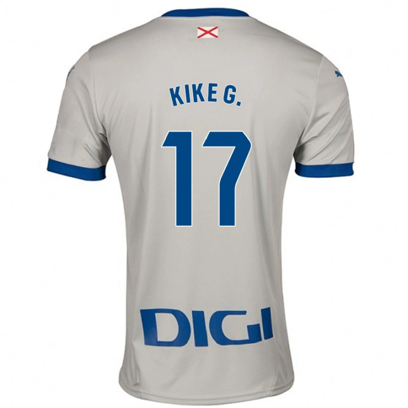 Danxen Men Kike García #17 Light Gray Away Jersey 2024/25 T-Shirt