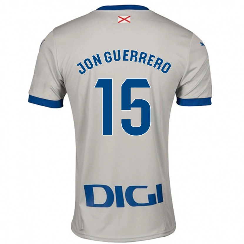 Danxen Men Julen Jon Guerrero #15 Light Gray Away Jersey 2024/25 T-Shirt