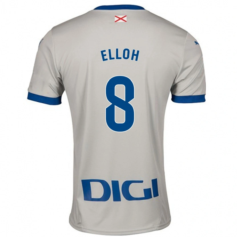 Danxen Men Rebecca Elloh #8 Light Gray Away Jersey 2024/25 T-Shirt