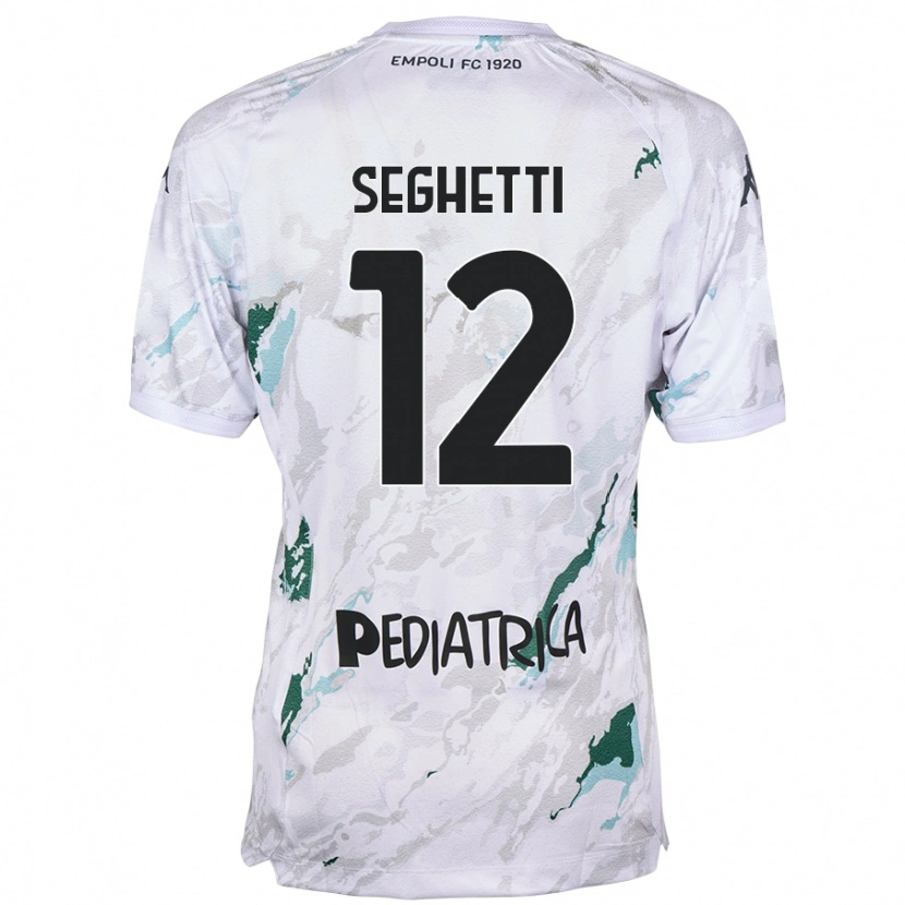Danxen Men Jacopo Seghetti #12 Grey Away Jersey 2024/25 T-Shirt
