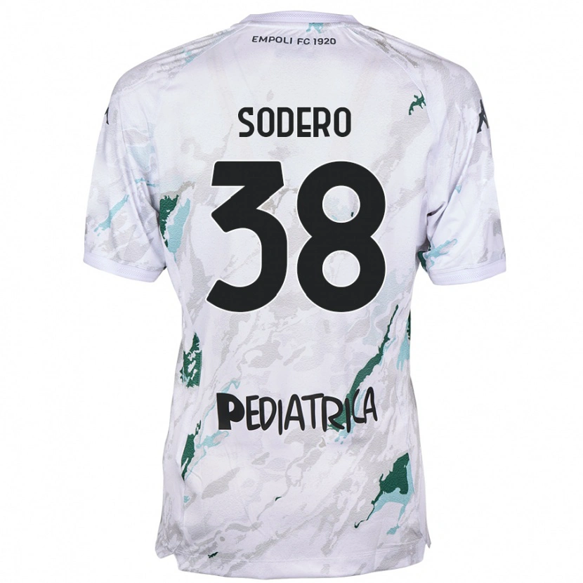 Danxen Men Andrea Sodero #38 Grey Away Jersey 2024/25 T-Shirt