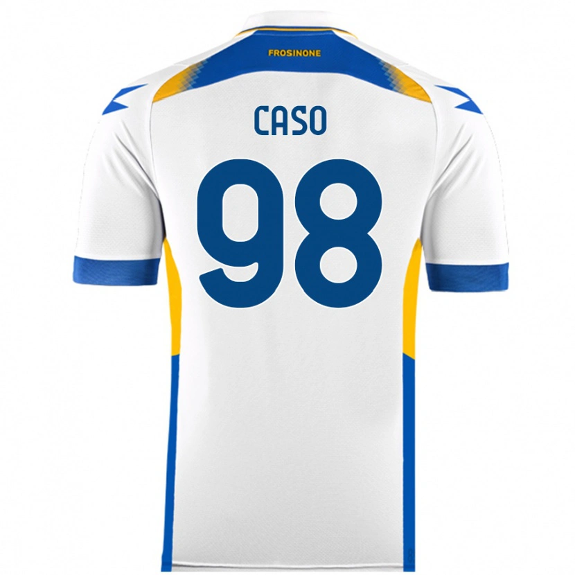 Danxen Men Giuseppe Caso #98 White Away Jersey 2024/25 T-Shirt