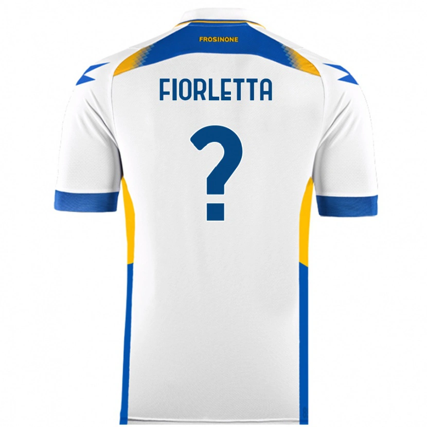 Danxen Men Gianmarco Fiorletta #0 White Away Jersey 2024/25 T-Shirt