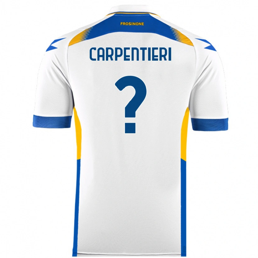Danxen Men Christian Carpentieri #0 White Away Jersey 2024/25 T-Shirt