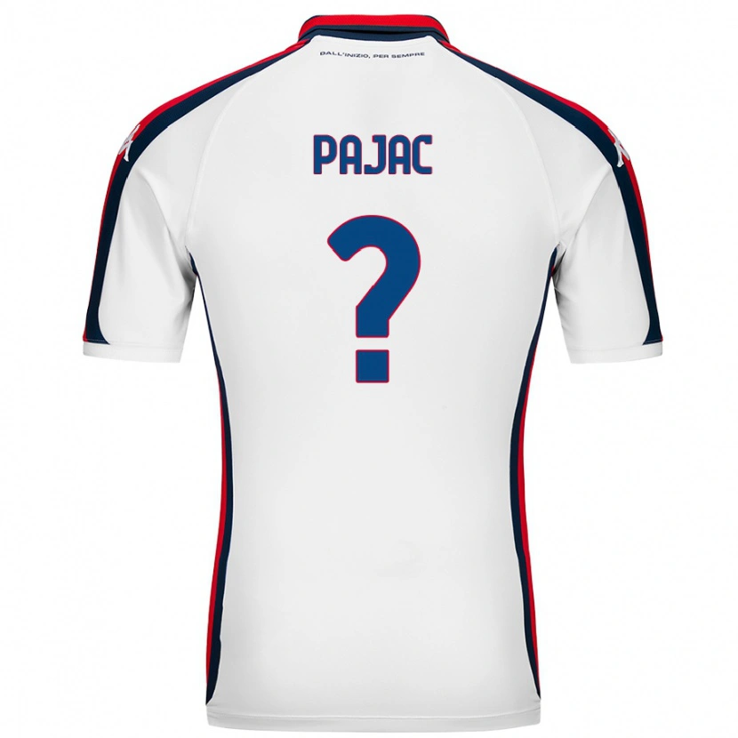 Danxen Men Marko Pajac #0 White Away Jersey 2024/25 T-Shirt