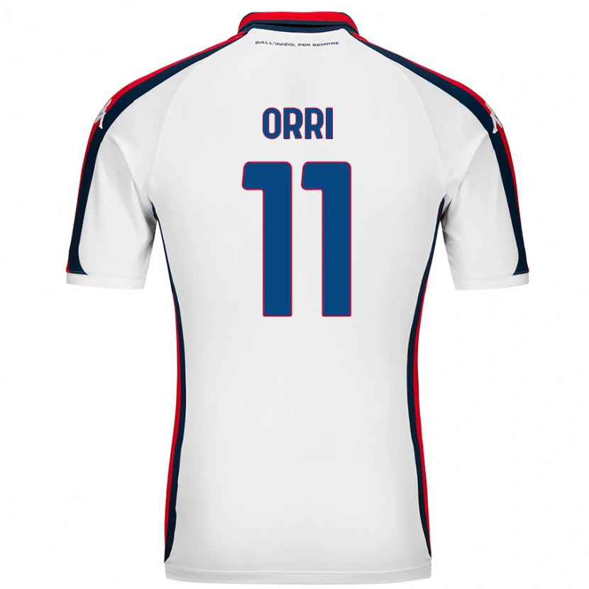 Danxen Men Ágúst Orri Thorsteinsson #11 White Away Jersey 2024/25 T-Shirt