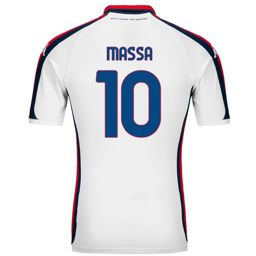 Danxen Men Alessandra Massa #10 White Away Jersey 2024/25 T-Shirt