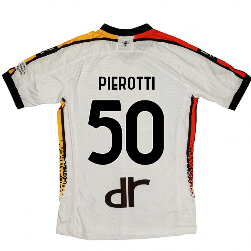 Danxen Men Santiago Pierotti #50 White Black Away Jersey 2024/25 T-Shirt