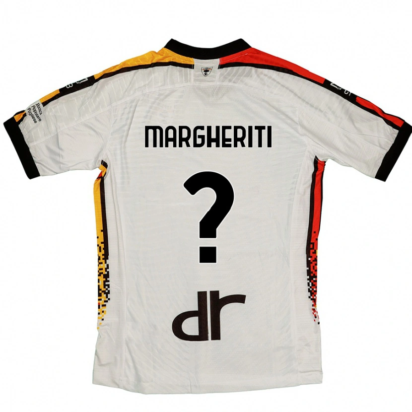 Danxen Men Filippo Margheriti #0 White Black Away Jersey 2024/25 T-Shirt