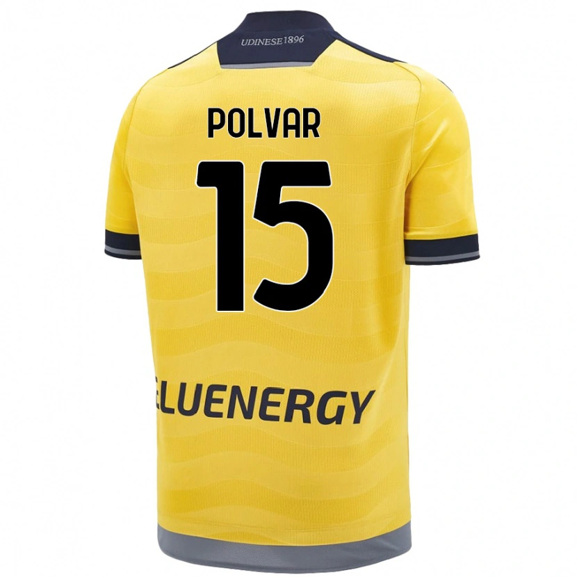 Danxen Men Francesco Polvar #15 Golden Away Jersey 2024/25 T-Shirt