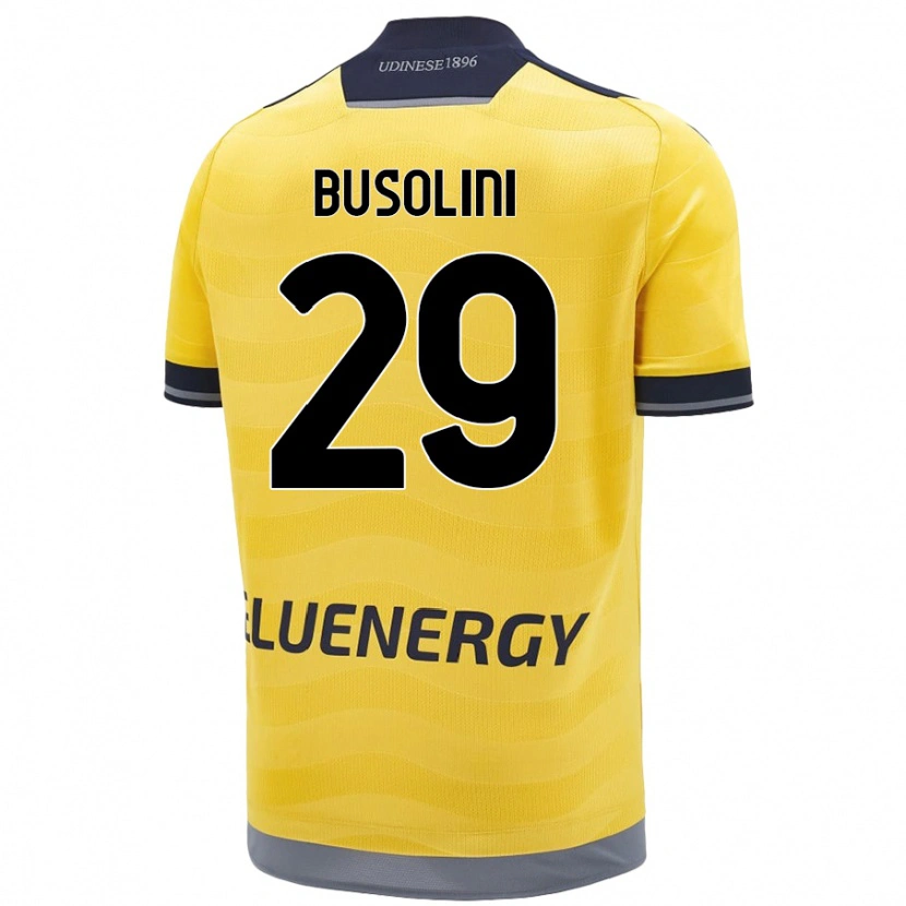 Danxen Men Alessandro Busolini #29 Golden Away Jersey 2024/25 T-Shirt