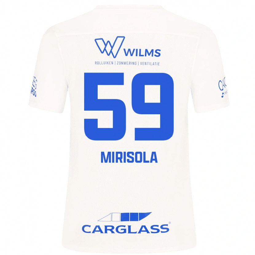 Danxen Men Robin Mirisola #59 White Away Jersey 2024/25 T-Shirt