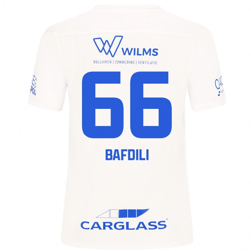 Danxen Men Zaïd Bafdili #66 White Away Jersey 2024/25 T-Shirt