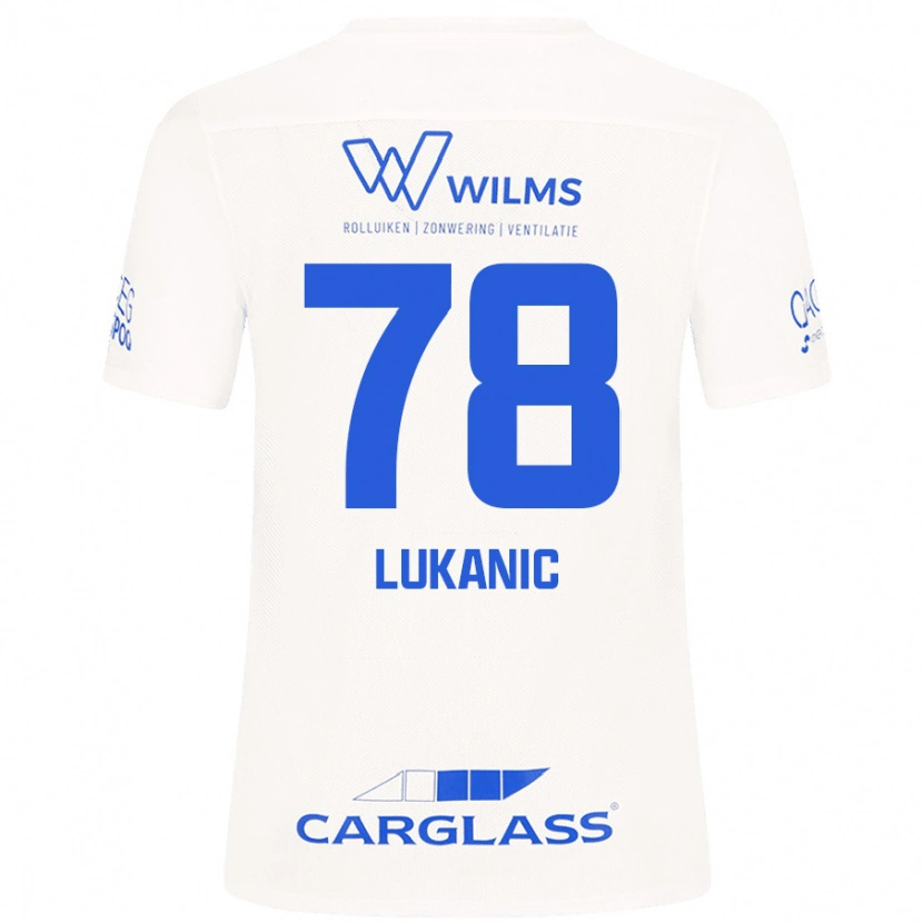 Danxen Men Luka Lukanic #78 White Away Jersey 2024/25 T-Shirt