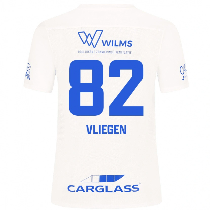 Danxen Men Olivier Vliegen #82 White Away Jersey 2024/25 T-Shirt
