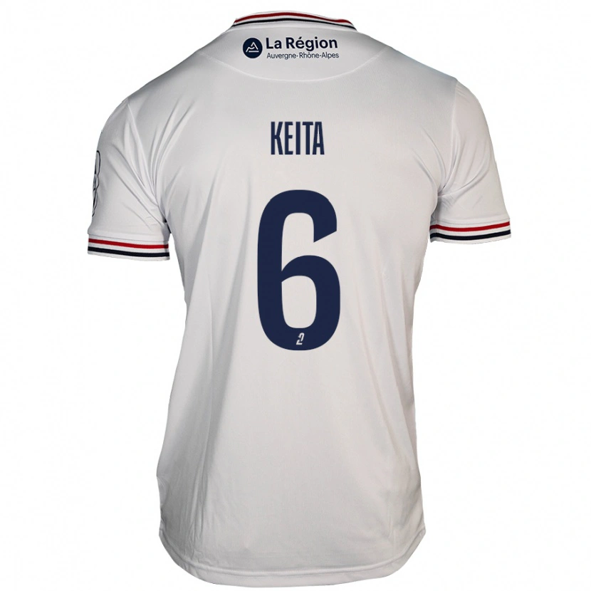 Danxen Men Habib Keïta #6 White Away Jersey 2024/25 T-Shirt