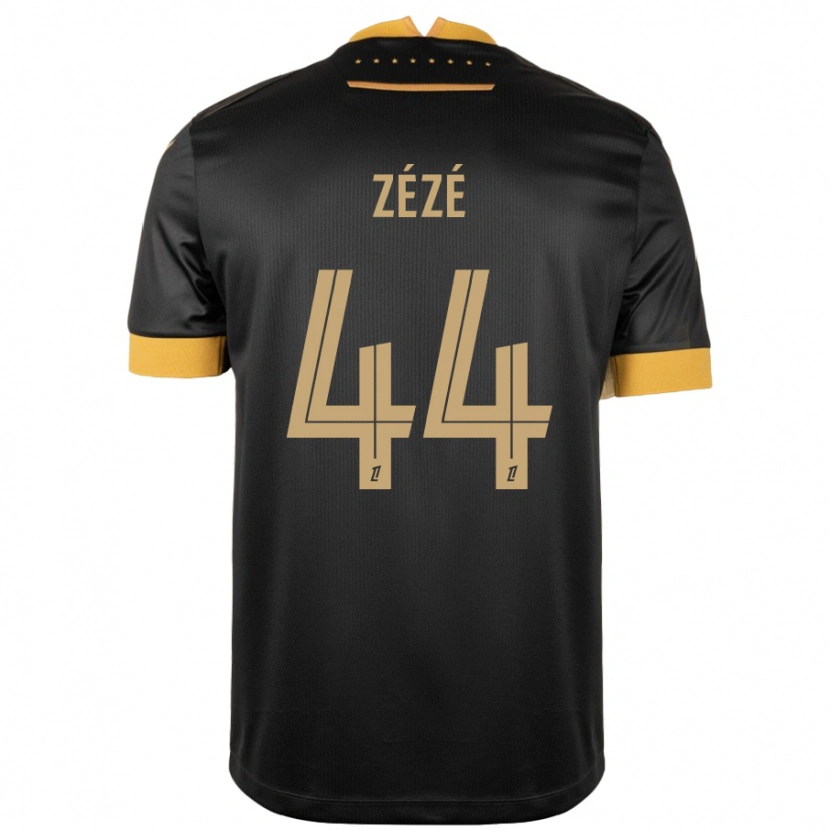 Danxen Men Nathan Zézé #44 Black Brown Away Jersey 2024/25 T-Shirt