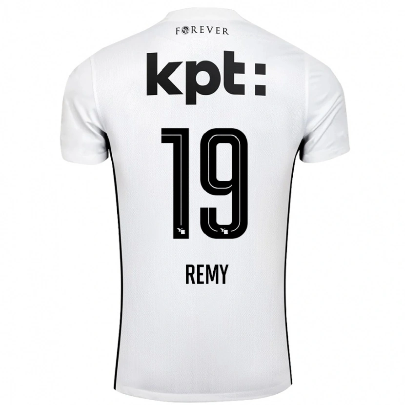 Danxen Men Audrey Remy #19 White Black Away Jersey 2024/25 T-Shirt