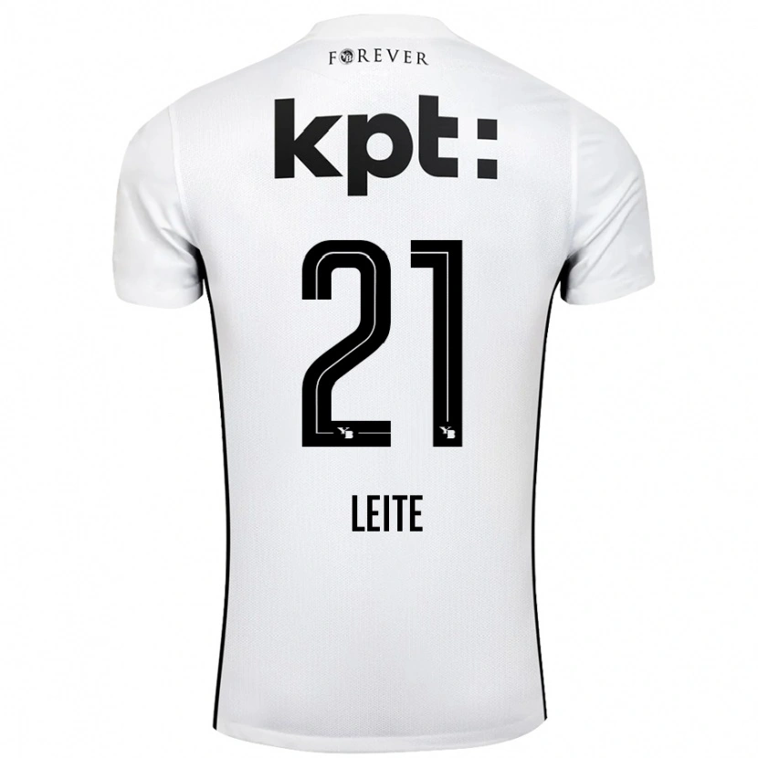 Danxen Men Ana Leite #21 White Black Away Jersey 2024/25 T-Shirt