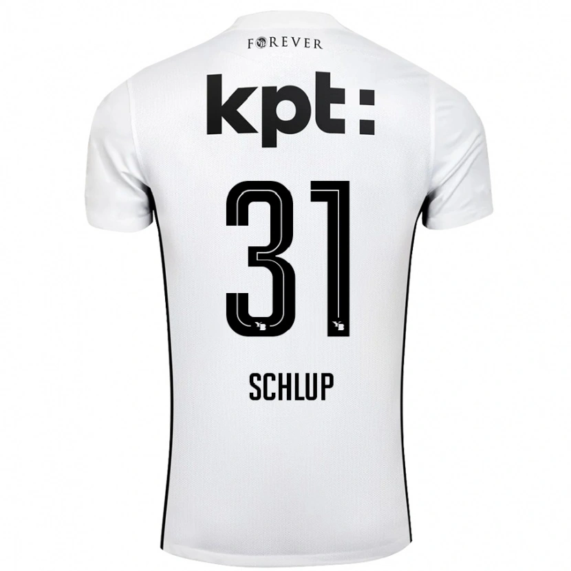 Danxen Men Giulia Schlup #31 White Black Away Jersey 2024/25 T-Shirt