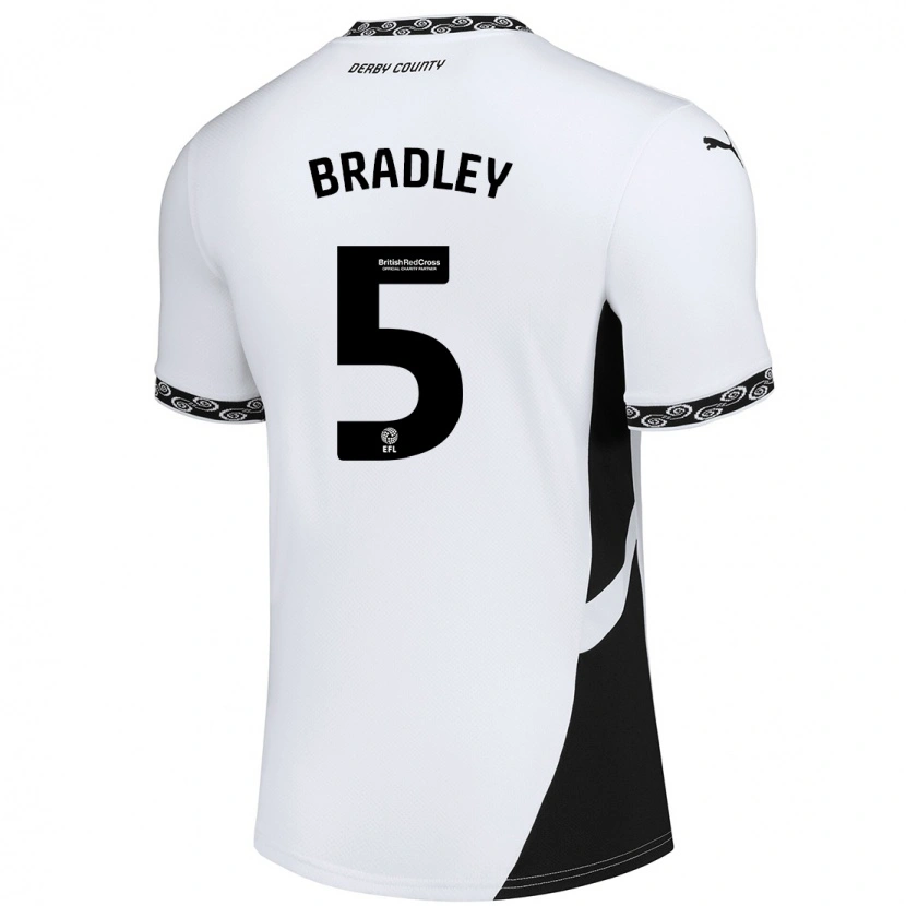 Danxen Women Sonny Bradley #5 White Black Home Jersey 2024/25 T-Shirt