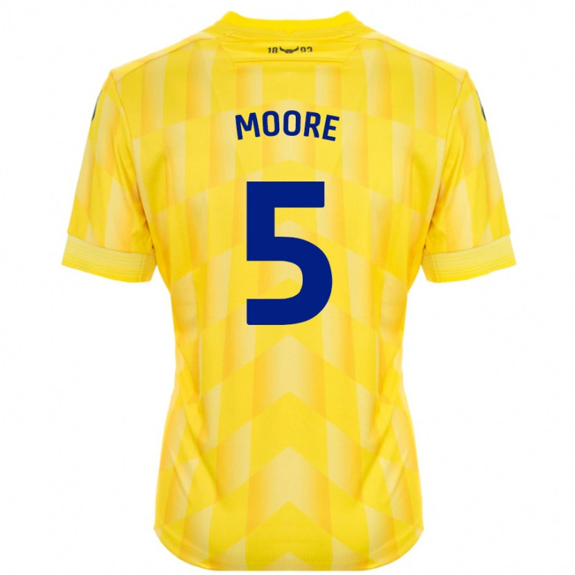 Danxen Women Elliott Moore #5 Yellow Home Jersey 2024/25 T-Shirt
