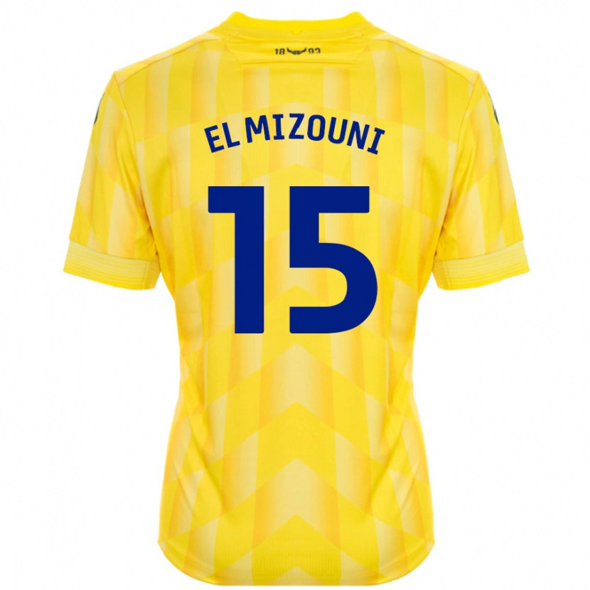 Danxen Women Idris El Mizouni #15 Yellow Home Jersey 2024/25 T-Shirt