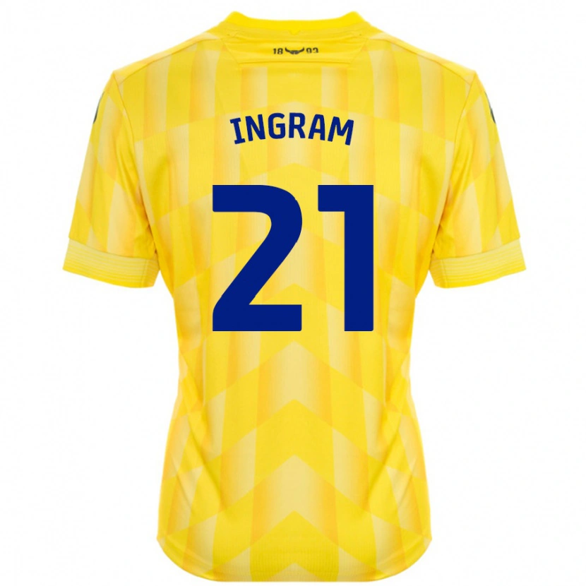 Danxen Women Matt Ingram #21 Yellow Home Jersey 2024/25 T-Shirt