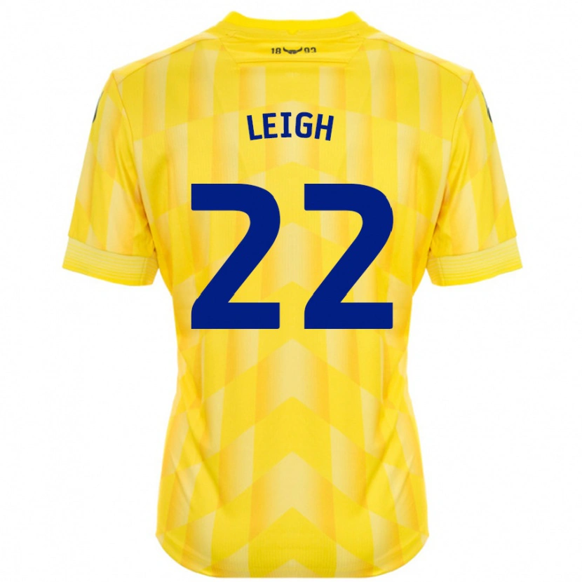 Danxen Women Greg Leigh #22 Yellow Home Jersey 2024/25 T-Shirt