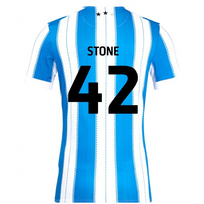 Danxen Women Michael Stone #42 Blue White Home Jersey 2024/25 T-Shirt