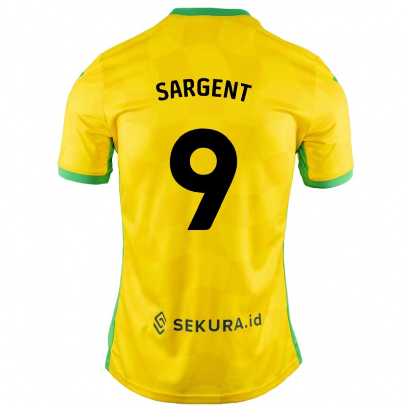 Danxen Women Josh Sargent #9 Yellow Green Home Jersey 2024/25 T-Shirt
