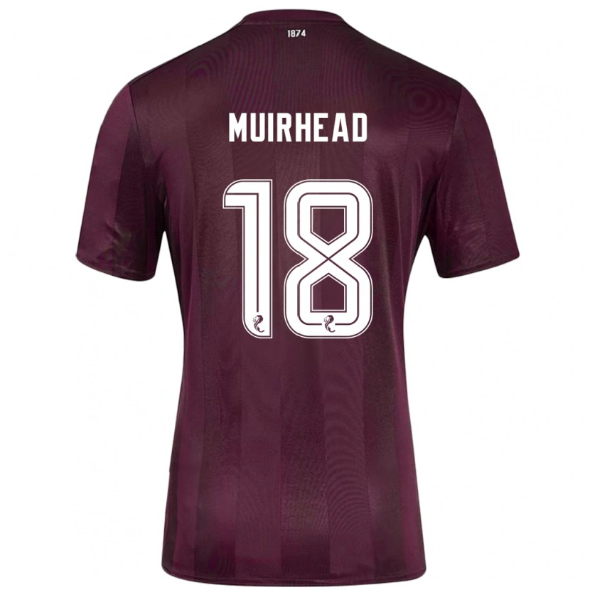 Danxen Women Owen Muirhead #18 Burgundy Home Jersey 2024/25 T-Shirt