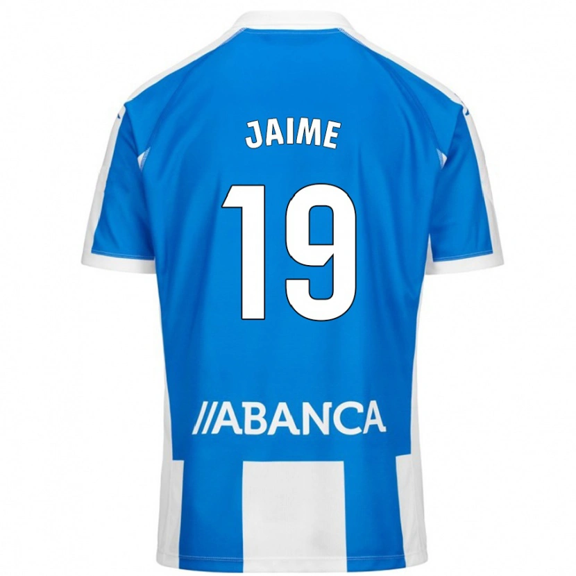 Danxen Women Jaime Sánchez #19 Blue White Home Jersey 2024/25 T-Shirt