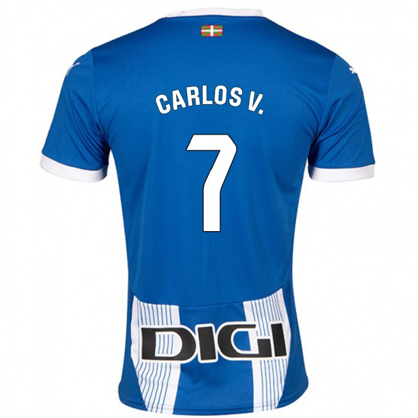 Danxen Women Carlos Vicente #7 Blue Home Jersey 2024/25 T-Shirt