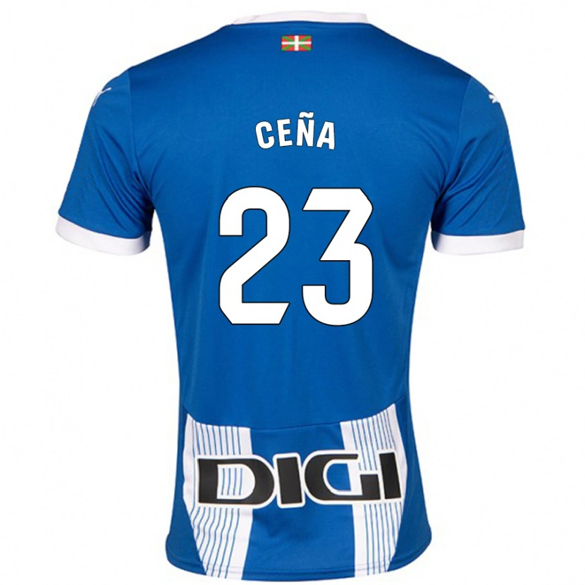Danxen Women Marcos Ceña #23 Blue Home Jersey 2024/25 T-Shirt