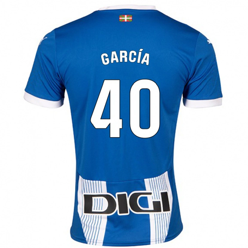 Danxen Women Álvaro García #40 Blue Home Jersey 2024/25 T-Shirt
