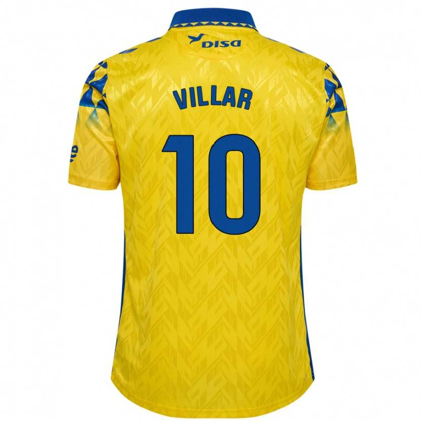 Danxen Women Andy Villar #10 Yellow Blue Home Jersey 2024/25 T-Shirt
