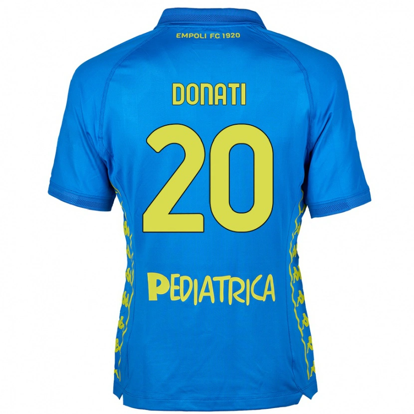 Danxen Women Francesco Donati #20 Blue Home Jersey 2024/25 T-Shirt