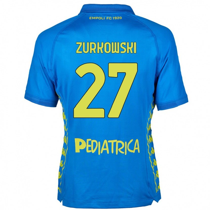 Danxen Women Szymon Żurkowski #27 Blue Home Jersey 2024/25 T-Shirt