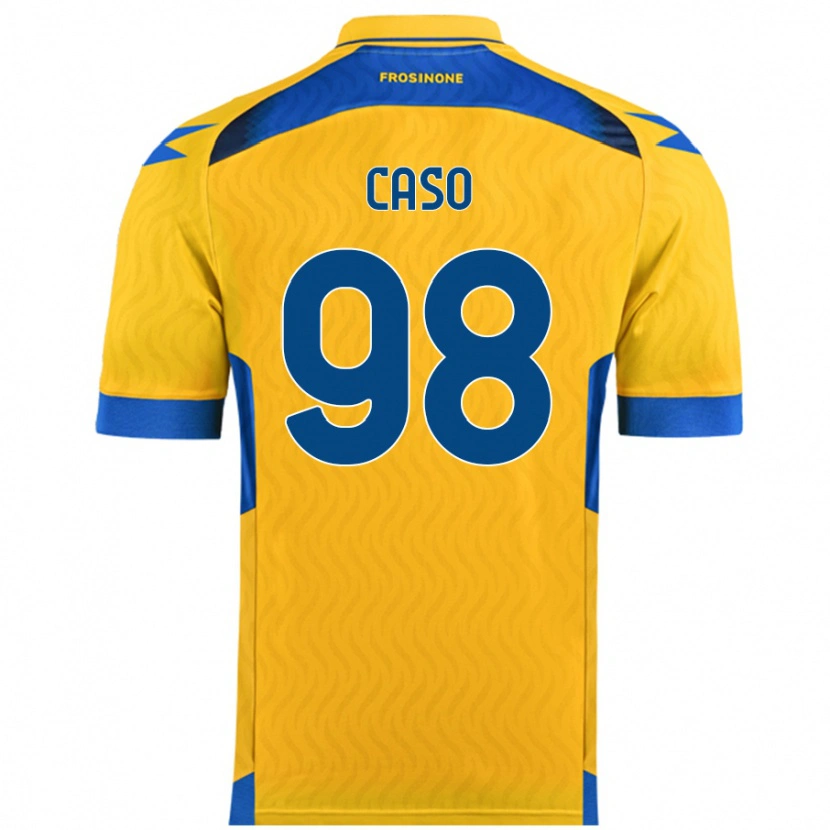 Danxen Women Giuseppe Caso #98 Yellow Home Jersey 2024/25 T-Shirt